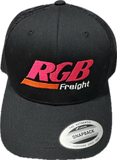 RGB Freight Party Mix Black Trucker Hat - Authentic - New with Tags