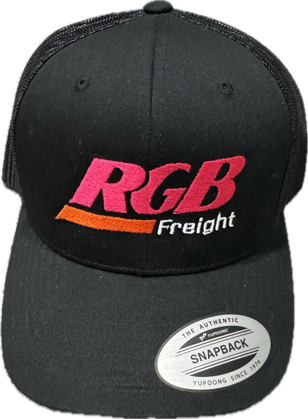 RGB Freight Party Mix Black Trucker Hat - Authentic - New with Tags