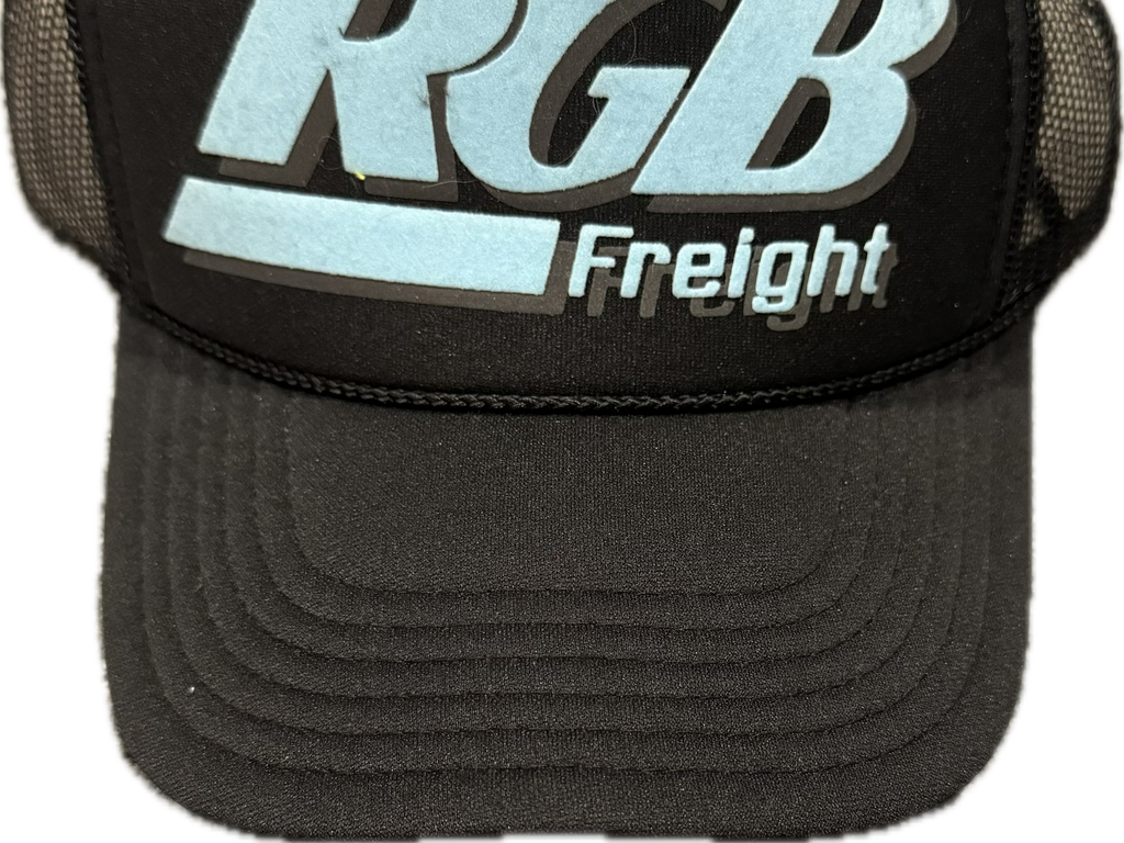 RGB Freight Black/Blue Trucker Hat - Authentic - New with Tags