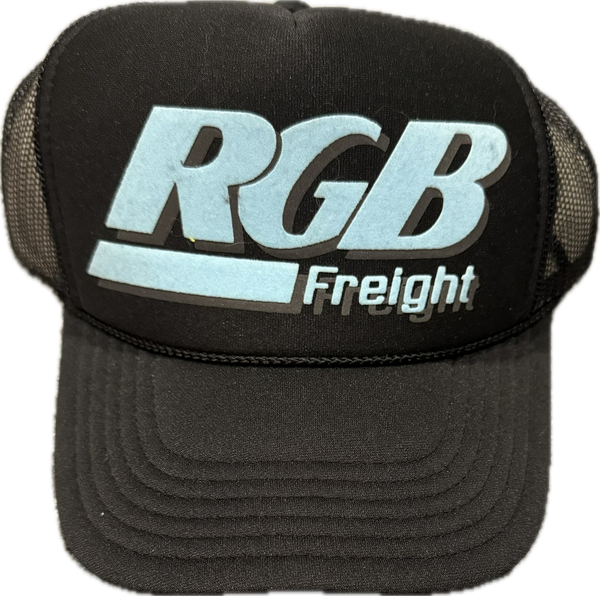 RGB Freight Black/Blue Trucker Hat - Authentic - New with Tags