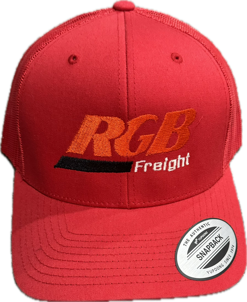 RGB Freight Party Mix Red Trucker Hat - Authentic - New with Tags